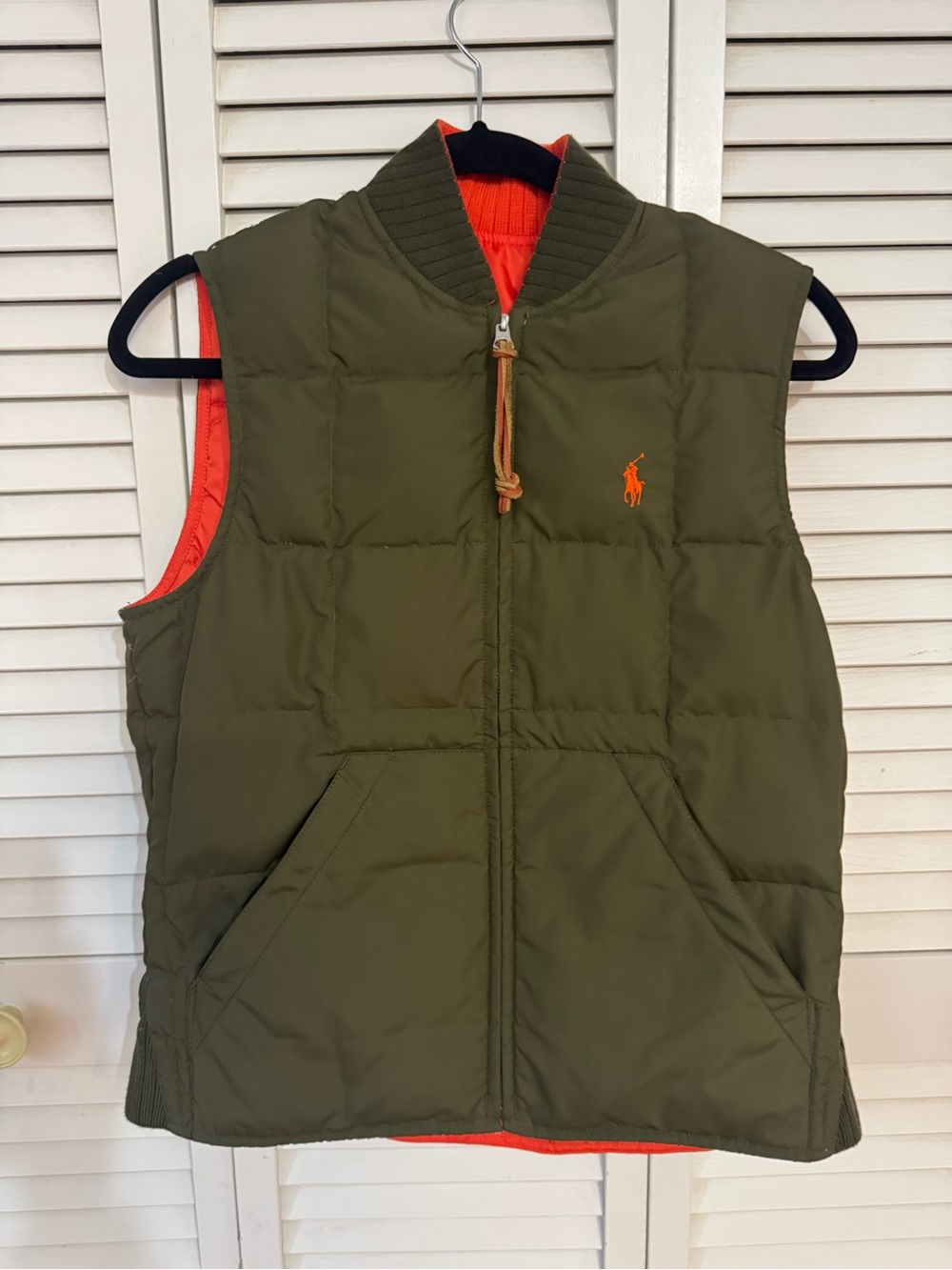 Polo Ralph Lauren Reversible Real Feather Puffer/Vest. Size -Small